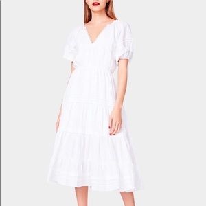 🤍 Betsy Johnson white prairie dress - XL